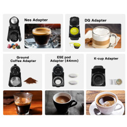 Cafeteira e cafeteira expresso 5 em 1 HIBREW - Bebidas quentes e frias